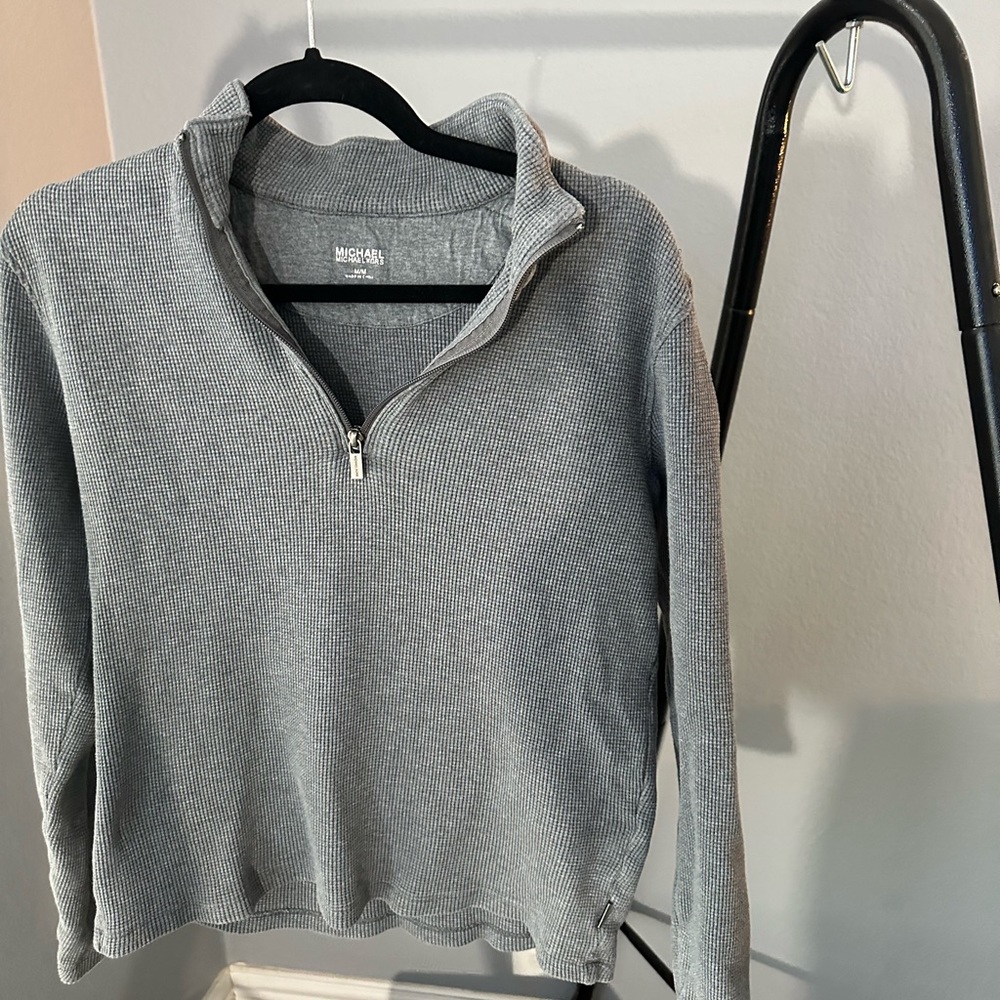 Michael Kors quarter zip pull over